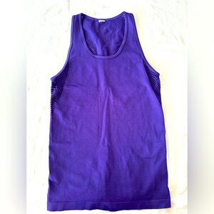 Gorgeous purple Fabletics workout top. Dimensions in pictures